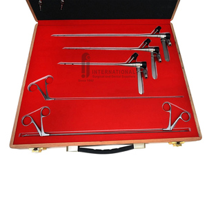 Ensemble de bronchoscopie rigide en acier inoxydable de haute qualité à usage thérapeutique, instrument chirurgical manuel pour l'examen des voies respiratoires et des poumons - Product Image 5