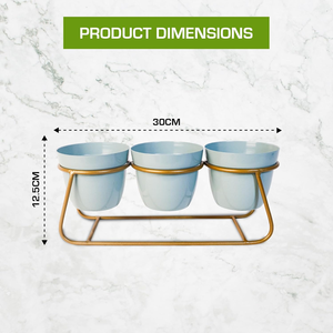 Macetero Artístico de Metal con Soporte de Hierro, Moderno y Decorativo para Plantas de Interior, Elegante Maceta Elevada para Flores - Product Image 2
