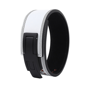 Cinturones de Levantamiento de Pesas de Cuero Vacuno Resistentes y Transpirables de 13 mm con Hebilla y Anillo para Competición y Entrenamiento, Fabricante OEM - Product Image 5