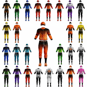 Professional Baseball Uniform Kit Unisex Youth Custom Team Jersey Pants Breathable Fabric Quick Dry Sports Wear Quality Uniform - Product Image 1