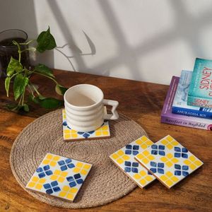 Ensemble de dessous-de-verre en os incrusté de motifs floraux pour la maison et l'hôtel, dessous-de-verre ronds faits à la main, accessoires de luxe pour table à manger et table basse, logo personnalisé - Product Image 4