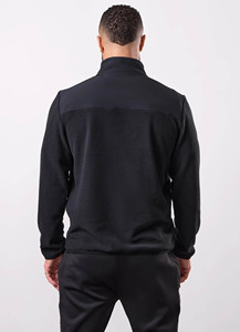 Top Selling Custom Logo Black <b>Men's</b> <b>Half</b> <b>Zip</b> Polar Fleece Hoodie Lightweight Breathable Gym Sports & Streetwear Hoodies For <b>Men</b> - Product Image 2