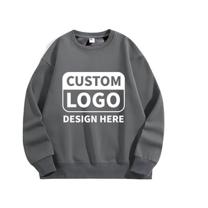 Venta al por mayor Unisex liso en blanco de gran tamaño pesado sudadera personalizada Unisex ropa casual sudadera hombro caído sudaderas en blanco - Product Image 1