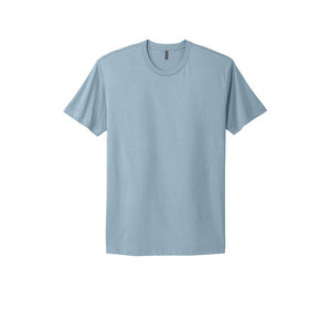 เสื้อยืดสีฟ้าอ่อนสำหรับผู้ชาย ขายส่งจากสหรัฐอเมริกา แบบเปล่า คล้ายกับ Next Level Apparel และ Bella+Canvas ผ้าฝ้ายริงสปันนุ่ม รับสกรีนโลโก้จำนวนมาก - Product Image 3