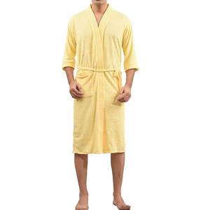 Bata de Baño de Lujo Nueva de Buena Calidad para Hotel y Hogar, Suave, 100% Algodón, Unisex, Sexy, de Felpa, Manga Larga, Transpirable, Ecológica, 360g - Product Image 5