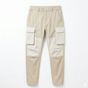 Pantalon cargo léger et décontracté pour homme, style tendance, nouvelle collection, vente flash, pantalon cargo délavé pour homme - Product Image 1