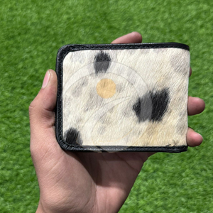 Wholesale Genuine Hair On Hide <b>Wallet</b> Mens <b>Compact</b> Cash Holder Handmade Premium Cowhide Leather Material - Product Image 2