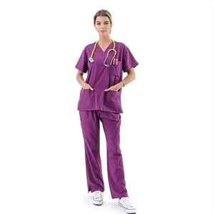 Dernière conception, uniforme médical en satin de coton de haute qualité pour les médecins et les infirmières - Product Image 1