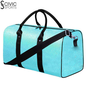 Bolsa de lona deportiva de nailon de gran capacidad con compartimento para zapatos Bolsa de viaje y gimnasio portátil estilo Weekender de lujo - Product Image 6