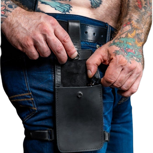 Funda de Cuero para Teléfono con Clip para Cinturón, Cierre Seguro, Accesorio de Cintura para Hombre - Product Image 6