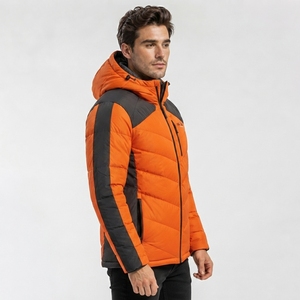 Chaqueta Acolchada para Hombre, Chaqueta de Invierno Informal Premium, Chaqueta Acolchada para Hombre Fabricada con Aislamiento Suave, Material de Poliéster Duradero y Comodidad - Product Image 2