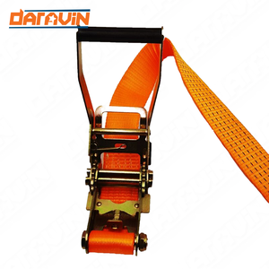 Polyester Strap Heavy Duty Cargo Lashing Ratchet 2inch 5Tons/50mm/10.3M <b>Webbing</b> Tie Down with No Hook - Product Image 4