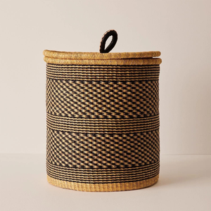 Natural Eco-Friendly <b>Seagrass</b> <b>Storage</b> <b>Baskets</b> with Handles Rectangle Shape Rustic Style Multi-Purpose Home Organization - Product Image 5