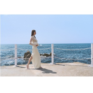 High Quality Silk <b>Skirts</b> For Women ODM OPALINE MAXI <b>SKIRT</b> High Waist Premium Line Floor-Length Maxi Elegant Long <b>Skirts</b> Women - Product Image 4