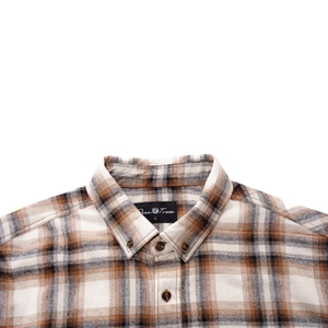 Premium Cotton Streetwear Plaid Shirt Private <b>Label</b> Wholesale Flannel Shirts Urban Streetwear Brushed Cotton Fashion Clothing - Product Image 4