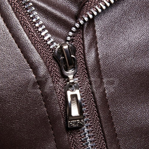 Veste d'hiver en cuir pour homme, coupe confortable, tissu résistant et design moderne pour un usage quotidien - Product Image 5