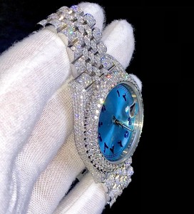 Joyas de Belleza de Edición Limitada Hechas a Mano, de Lujo, en Acero Inoxidable con Cristal de Zafiro, Unisex, Clásicas, Estilo Hip Hop, Mecánicas - Product Image 5