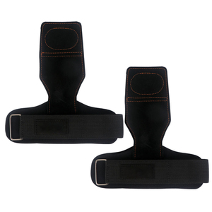 Nouvelle conception – Poignées de musculation en cuir réglables, antidérapantes et robustes pour la musculation, le CrossFit et la protection des paumes avec résistance ajustable - Product Image 1