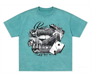 Camiseta Negra de Estilo Urbano para Hombre 2026 con Estampado de Calavera, Cuello Redondo, Manga Corta, Corte Regular, Jersey de Algodón - Product Image 5