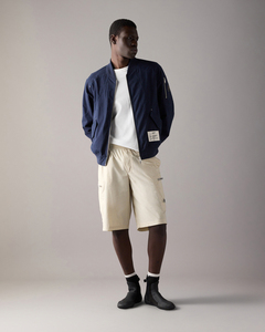 Blouson Bomber Personnalisable Entièrement Chauffant Bleu Skylark avec Fermeture Éclair, Capuche Hiver, Streetwear Printemps, Veste à Capuche Coupe-Vent d'Extérieur avec Logo - Product Image 4