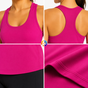 woman tank <b>top</b> fashionable everyday clothing soft breathable material ideal for exercise gym walking holidays OEM Service - Product Image 6