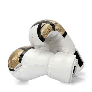 Guantes de Boxeo de Piel Sintética PU con Logotipo Personalizado, Tamaños 6oz 10oz 12oz para Boxeo Tailandés - Product Image 4