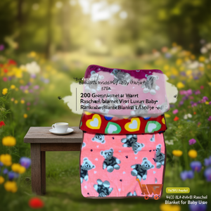 Manta de Bebé de Lujo Suave y Cálida de 200 GSM, Tipo Raschel, para Uso Infantil - Product Image 3