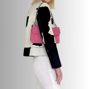Veste bomber pour femme Jimieson Apparel, coupe-vent, en cuir d'agneau véritable, hiver, personnalisable, tissée et matelassée - Product Image 5