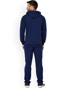 Fournisseur en gros proposant des ensembles de survêtements en coton 2 pièces pour hommes, en stock, avec étiquette privée et logo personnalisé. - Product Image 2