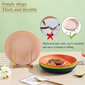 Set di Stoviglie in Plastica Berglander da 9 Pollici, 8 Colori, Ciotole Riutilizzabili Robuste e Infrangibili per Pasta e Ramen, Piatti Fondi - Product Image 2