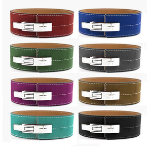 Ceinture de musculation professionnelle en cuir réglable, robuste, pour haltérophilie, powerlifting, squats et entraînement de force - Product Image 1
