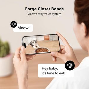 Automatic <b>Cat</b> <b>Feeders</b> - Timed Pet <b>Feeder</b> for <b>Cats</b> and Dogs with Dry Food Dispenser, Desiccant Bag, Programmable Portion Control - Product Image 2