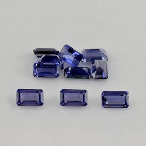 Iolita Natural, Corte Octogonal Facetado, Piedra Preciosa Suelta, Piedras Facetadas Sueltas, Esmeralda, Venta al por Mayor, Anillos, Collares, Cuentas, Fabricación de Joyería - Product Image 2
