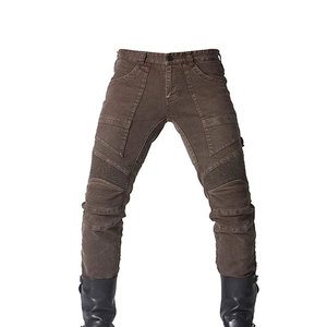 Pantalones de mezclilla para motocicleta de estilo moderno, cómodos para viajar, hechos en Pakistán. - Product Image 1