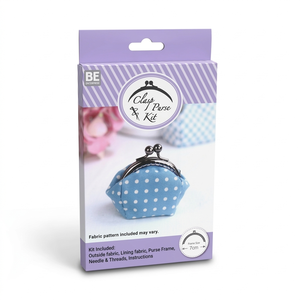 Easy DIY Sewing Kit <b>Cute</b> Clasp <b>Purse</b> Kit with Complete Materials for Gift & Hobby Use - Product Image 4