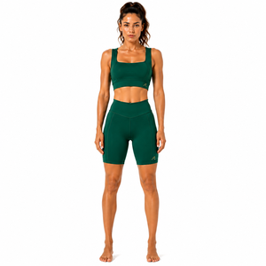 Women Square Neck <b>Tie</b> <b>Dye</b> Washed Scrunch Butt Yoga <b>Set</b> High Waist Biker Shorts Four-Way Stretch Fitness Gym Workout Activewear - Product Image 1