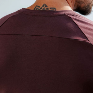 Nouvelle Arrivée Promotionnelle T-shirt de Sport Homme 100% Coton 180 g/m² Léger Respirant Écologique Uni Séchage Rapide Compressé à Manches Courtes - Product Image 6