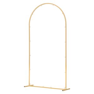 Supporto per fondale ad arco in metallo dorato 6,6 x 3,3 piedi, facile da montare, forma quadrata, 1 pezzo - Product Image 5