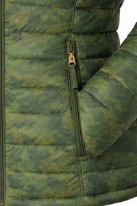 Chaqueta Bomber Casual para Hombre, Otoño, Tres Botones, Blanca, Elegante, Cuello Redondo, Transpirable, Patrón Geométrico, Juvenil - Product Image 2