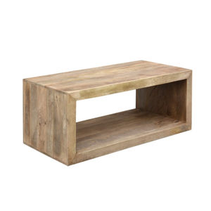 Table basse ou table centrale modulaire en bois de manguier, finition naturelle, pour intérieur luxueux - Product Image 2