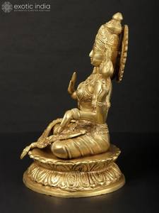 Estatua Grande de Latón |   Artesanía Metálica Pop Art, Hecha a Mano, Moderna y Ecológica, Dios Hindú de la Fortuna, Decoración para el Hogar o Templo, Regalo de Cumpleaños - Product Image 2