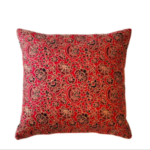 Funda de Cojín Rectangular Personalizable, 100% Algodón, Estampado a Mano, Diseño Étnico Indio Moderno, para Hotel - Product Image 1