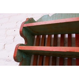 Handcrafted Sheesham <b>Wood</b> Artistic Hand-Painted <b>Shelf</b> - Wholesale - Product Image 4