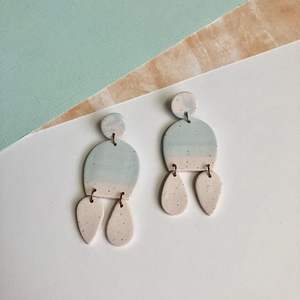 Stylish <b>Resin</b> <b>Earrings</b> Glossy Finish Modern Design Durable Luxury Fashion Accessories Designed Skilled Artisans Crystal RR - Product Image 5