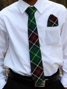 Cravate Formelle Écossaise à Carreaux Eoin Winston Sports, Motif Tartan Vert Rouge Bleu, Accessoire de Costume pour Homme, Utilisation Toutes Saisons - Product Image 2
