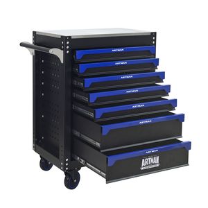Carrello Portautensili in Acciaio con 7 Cassetti e Ruote, 30 Pollici, Pratico per Garage e Magazzini - Product Image 5