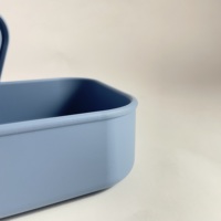 Boîte à lunch en silicone de qualité alimentaire, compatible micro-ondes et lave-vaisselle, contenant bento pour le travail, l'école, les voyages, les enfants, les adultes, les repas en déplacement