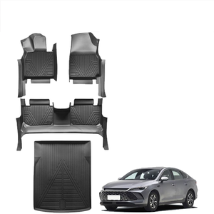 5D TPE <b>Waterproof</b> Full <b>Set</b> Car Floor Mats for BYD Qin Plus Destory 05 LHD 2025 Car Mats Trunk Mat Car Floor Mat Liner - Product Image 1