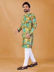 Premium Rayon Embroidered <b>Kurti</b> for Women with Digital Print and Schifli Style Chikankari Work - Product Image 1
