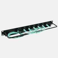 Boîtier de distribution de fibre optique SREXACT SFBP-12M3-MPOM-6600 MPO vers 6 DLC Châssis 1U OM3